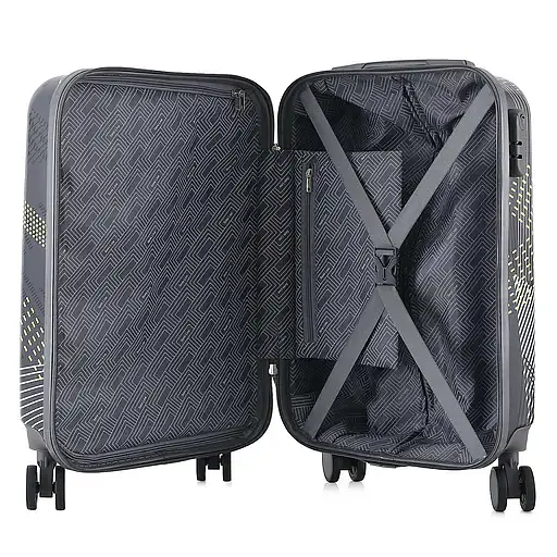 Валіза Semi Line 20" S Black Pattern (T5651-1) - фото 2