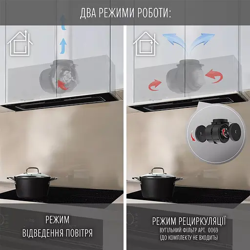 Витяжка Perfelli Nuova 6JWRB Nero - фото 8