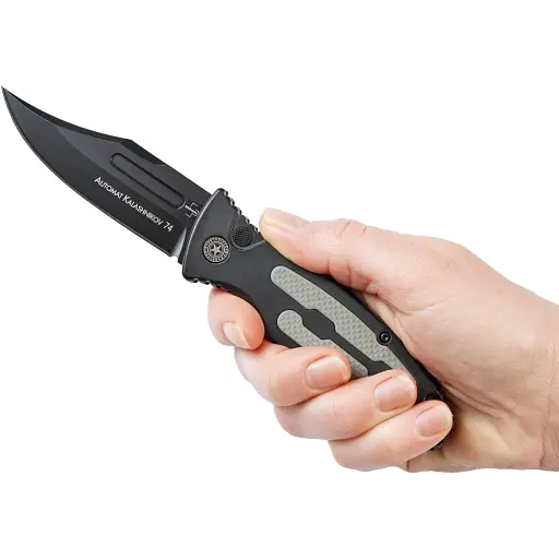 Нож Boker Plus Kalashnikov 74 Auto Black - фото 5