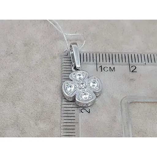 Серебряная подвеска Лазурит с фианитами. 39101р - фото 3