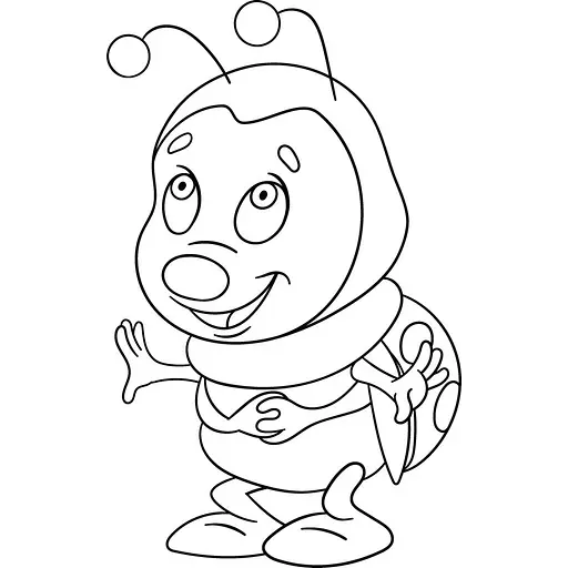 Роспись по холсту "Жук божья коровка" Art Craft 15049-AC 25х30 см - фото 1