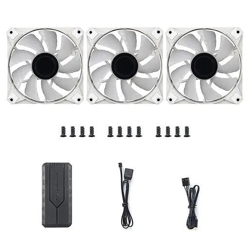 Комплект вентиляторів Darkflash INF8 PRO 3IN1 white (INF8 PRO 3IN1 white) - фото 2