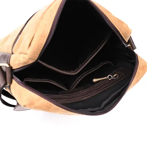 Шкіряна чоловіча сумка через плече TARWA 32х27х8 см nsa0001269 - фото 2