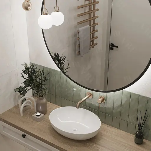 Умивальник VBI Livorno white накладний VBI-012600, Білий - фото 1