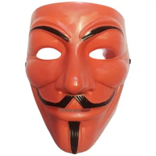 Маска Анонімуса Гай Фокс V - значить вендетта G-Toys червона - фото 1