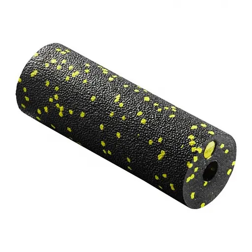 Масажний ролик (валик, роллер) 4FIZJO Mini Foam Roller 15 x 5.3 см Black/Yellow 4FJ0081 (P-5907222931790) - фото 1