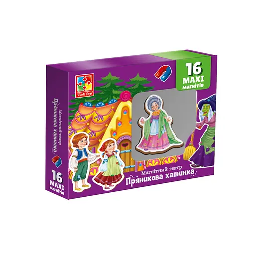 Настольная игра магнитный театр "Пряничный домик" Vladi Toys VT3206-54 Укр - фото 1