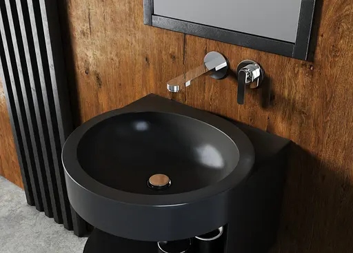 Смеситель для умывальника Kohlman Boxine хром + Box скрытого монтажа QW180B Хром - фото 5