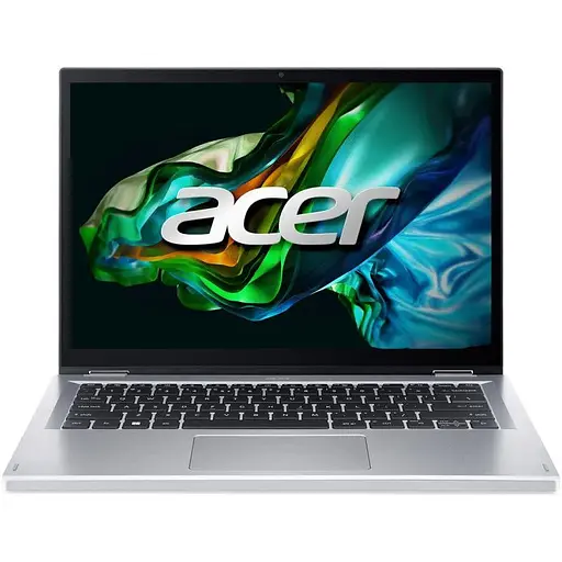 Ноутбук Acer Aspire 3 Spin 14A3SP14-31PT-336C (NX.KENEX.00G), Intel Core i3-N305 до 3,8 ГГц, 14-дюймовый сенсорный WUXGA, 8 ГБ, SSD 512 ГБ, Intel UHD Graph