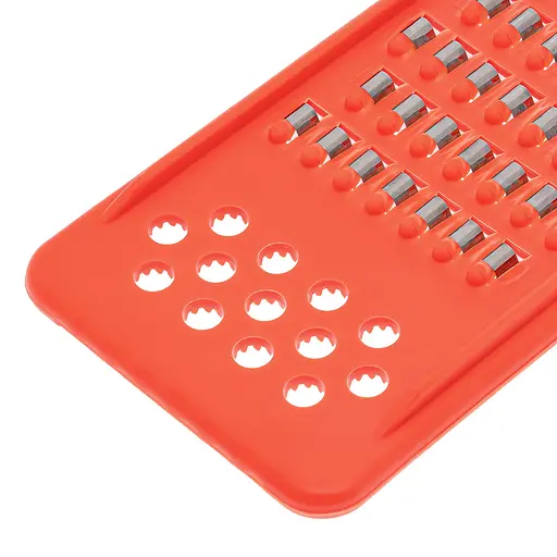 Тертка універсальна пластмасова двостороння для овочів по-корейськи і дитячого харчування 24.5x9 см, Kitchen Master 86300 - фото 6