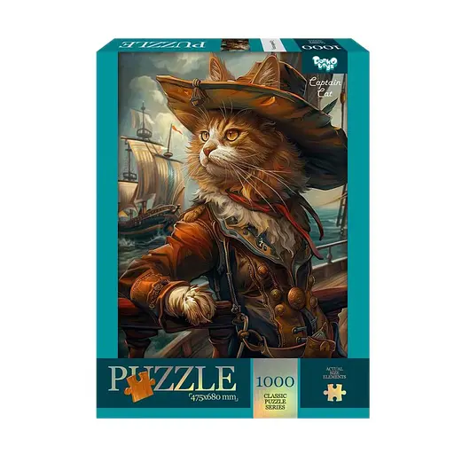 Пазл Капитан кот C1000-13-04, 1000 элементов