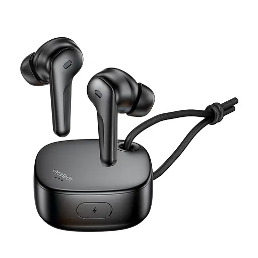 Бездротові навушники Choetech BH-T17 Black TWS, Bluetooth 5.4, ANC+ENC (43-00136)