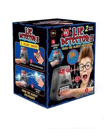 Развлекательная игра "Детектор лжи" 85116 подсветка, 2 режима, звуки, сенсорные датчики, в коробке (6965392240042) - фото 1