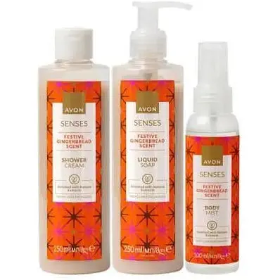 Набір Avon Імбирний пряник (mist/100ml + gel/250ml + soap250ml) - фото 1