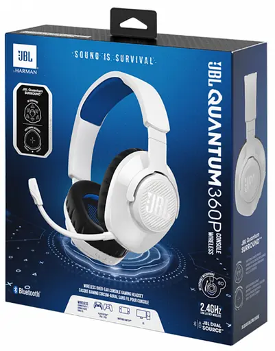 Навушники JBL Quantum 360P Wireless for PS White (JBLQ360PWLWHTBLU) - фото 10