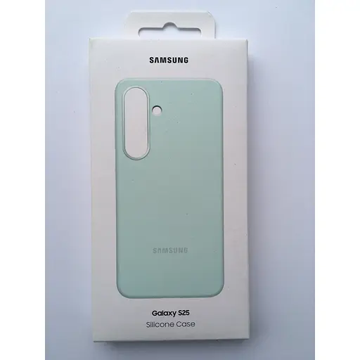 Оригинальный силиконовый чехол Samsung Silicone Case для Samsung Galaxy  S25 Mint EF-PS931CMEGWW - фото 2