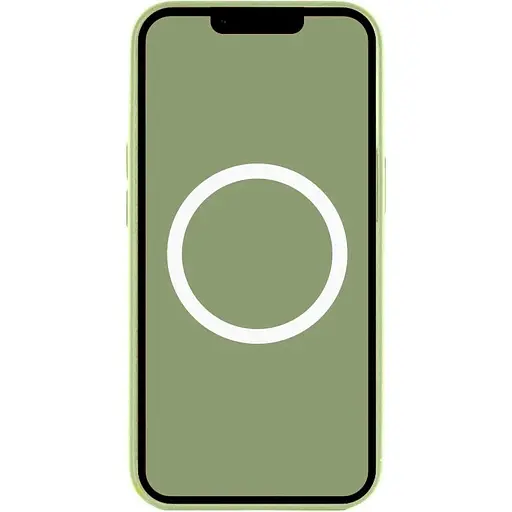 Чехол Silicone Case with Button, Animation & MagSafe для Apple iPhone 17 Light Moss AAA (153239) - фото 4