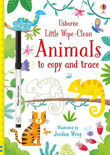 Animals to Copy and Trace. Little Wipe-Clean