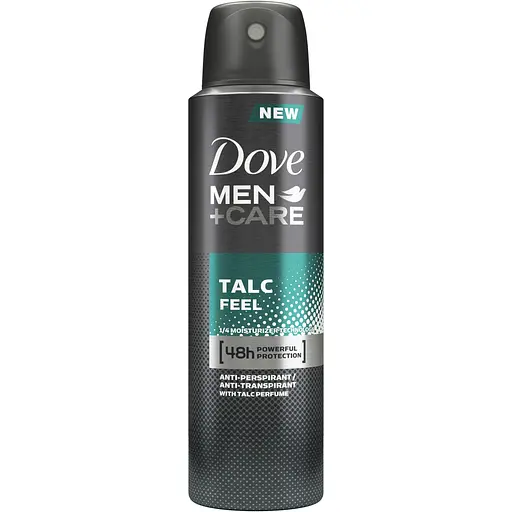 Антиперспірант Dove Men+ Care Відчуття тальку аерозоль 150 мл - фото 1