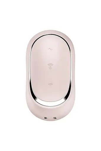 Вакуумний кліторальний стимулятор з вібрацією Satisfyer Pro To Go 2 Beige бежевий - фото 4