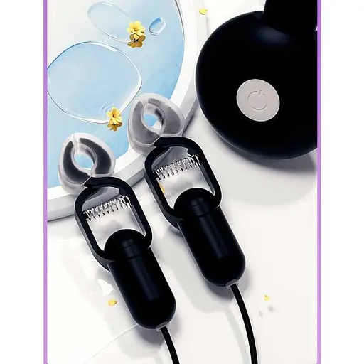 Віброзатискачі для сосків GALAKUin 10 режимів вібрації силікон унісекс USB зарядка чорний - фото 2