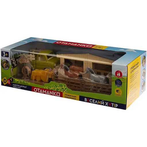 Игровой набор Otamanko Веселый хутор грузовик и конюшня с лошадьми - фото 4