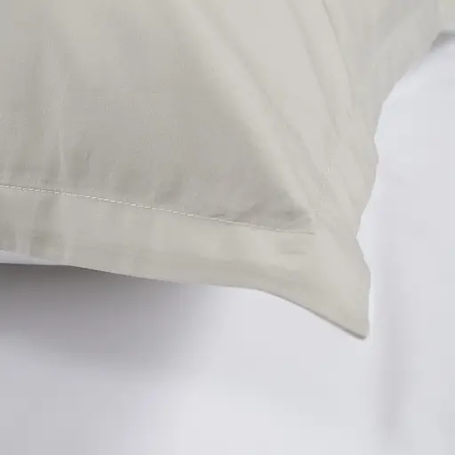 Наволочки з вушками сатин 50 х 70 см Lotus Home - Florida сірий, 2 шт. (svt-2000022353069) - фото 2