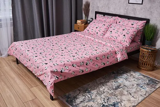 Пододеяльник Moon&Star Бязь Gold Люкс Pandas Полуторный 143x210 см - фото 1