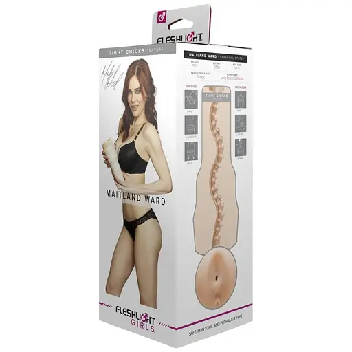 Мастурбатор Fleshlight Girls Maitland Ward - Tight Chicks, зі зліпком попки, дуже ніжний