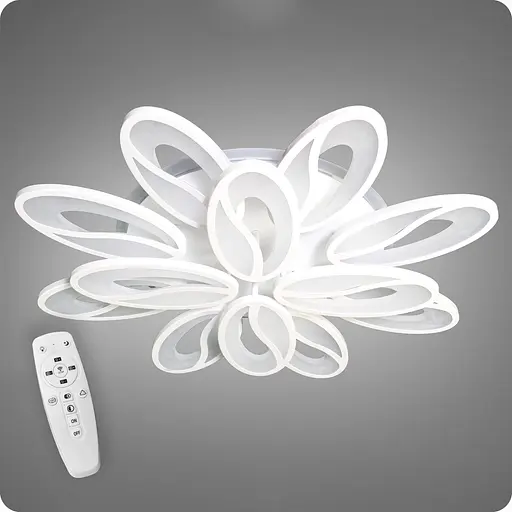 Люстра світлодіодна 517 Dlight 3color з пультом 190Вт Білий (01715) - фото 1