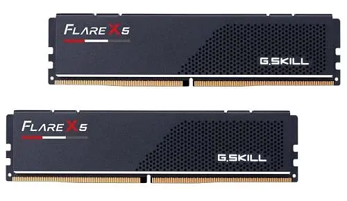 Память 16Gb x 2 (32Gb Kit) DDR5, 6000 MHz, G.Skill Flare X5, Black, 36-36-36-96, 1.35V, с радиатором (F5-6000J3636F16GX2-FX5) - фото 2