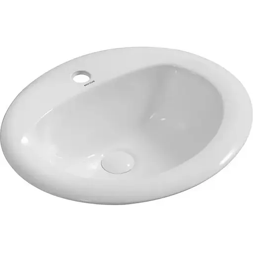 Умивальник врізний на стільницю Mixxus Premium Topper-1602 515x400x200 мм з отвором під змішувач MP6572, Білий - фото 1