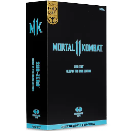 Фигурка Mortal Kombat 11 Sub-Zero - Glow In The Dark Edition - Gold Label 0 - фото 9