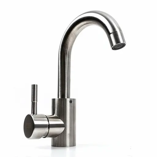 Смеситель для кухни Platinum KN87 (2054) нержавеющая сталь - фото 1