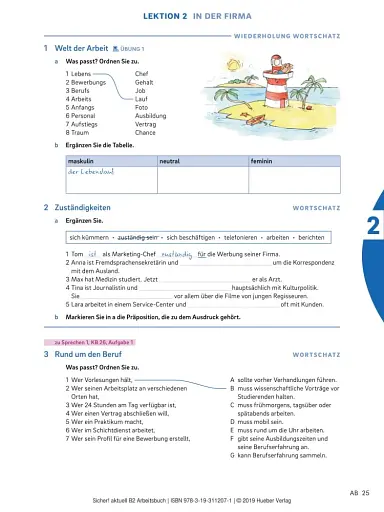 Sicher! aktuell B2 Arbeitsbuch mit MP3-CD - фото 2