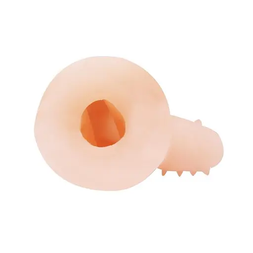 Насадка на пеніс Baile Wolftooth Sleeve, 13 см (бежевий) - фото 2