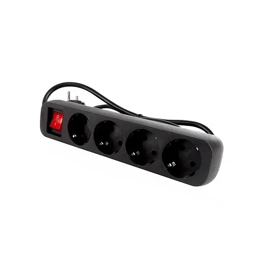 Мережевий фільтр-подовжувач ColorWay CW-PSEA42BK (4р-2м) Black - фото 2