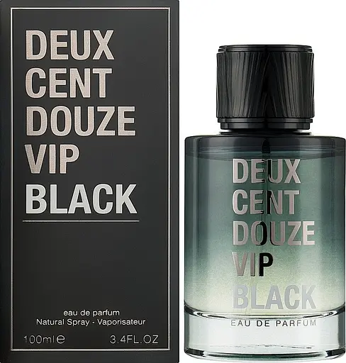 Оригинал Fragrance World Deux Cent Douze VIP Black 100 мл парфюмированная вода - фото 1