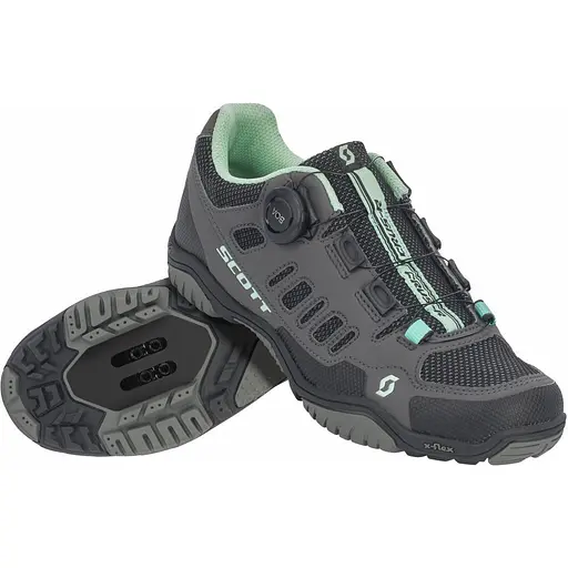 Веловзуття Scott FR Crus-R Boa Lady 37 Сірий/Зелений (1081-251844.6570.008)