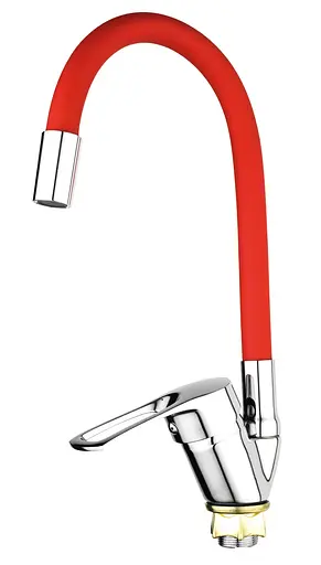 Змішувач для кухні Mixxus Fany 011 з гнучким виливом MI6290 Хром - фото 1