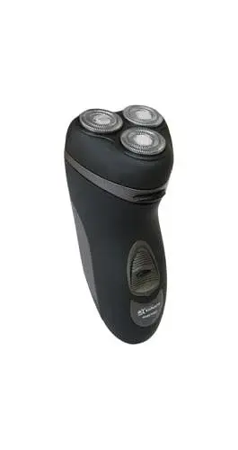 Електробритва Новий Харків НХ-8521 Мастер Black, 6W, роторна, сухе гоління, 3 плаваючі голівки для гоління, подвійні плаваючі леза, живлення від мережі, триммер для скронь, індикатор включення