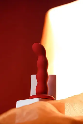 Анальна пробка ToDo Anal Wand Favourite 13 cm (червоний) - фото 7