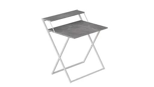 Стол трансформер Компакт 4 750x790x720 Белый металл ДСП Бетон 16 мм FRD-104703 - фото 2