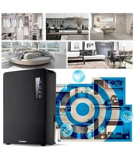 Осушувач повітря Cronos DH2200A 2.2L Black - фото 5