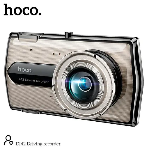 Видеорегистратор HOCO DI42 Driving recorder with rear camera (комплект с задней камерой) - фото 2