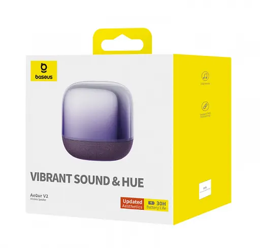 Колонка Baseus AeQur V2 Wireless Speaker Фіолетова A20056200521-00 - фото 3