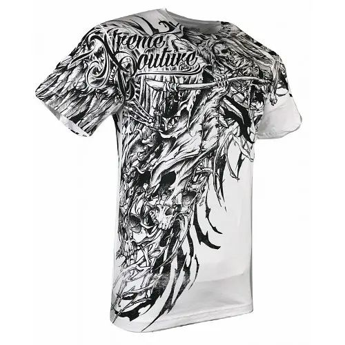 Футболка Xtreme Couture by Affliction T-Shirt Sorrow Skull Biker 5XL