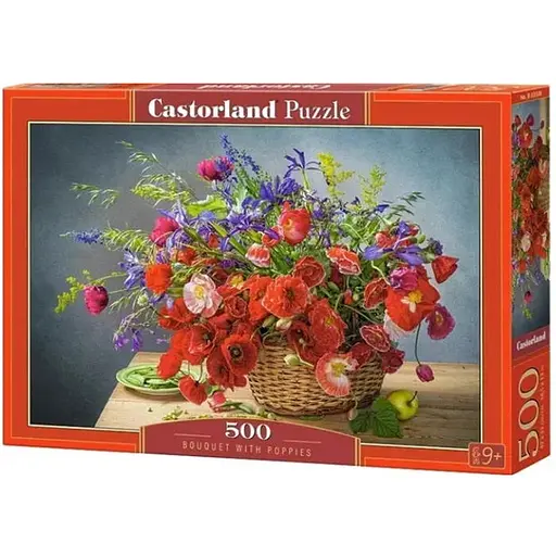 Пазл Castorland puzzle Букет з маками, 500 ел. (B-53506) - фото 1