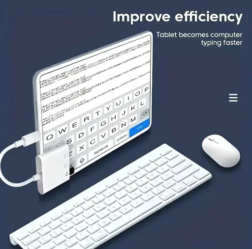 Універсальний кардридер 3-в-1 (SD/TF/CF) з Type-C і USB-портами, OTG-адаптер для телефонів, ноутбуків та ін. - фото 6