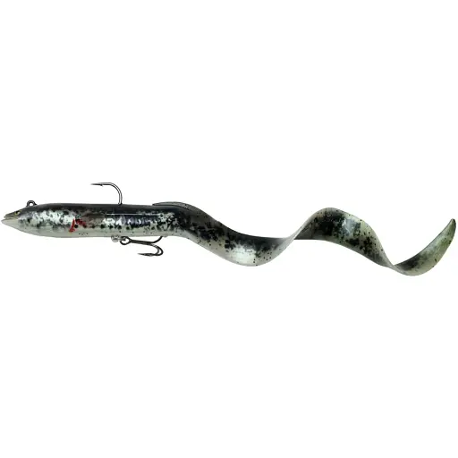Силикон Savage Gear 4D Real Eel 200 мм 38.0g Black/Green/Pearl PHP (поштучно)